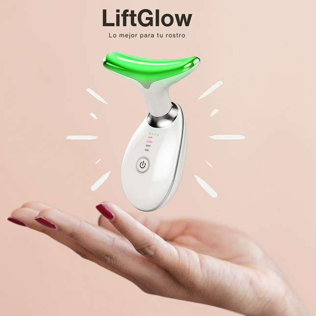 LiftGlow™ – Terapia Facial y de Cuello con Luz LED Antiarrugas